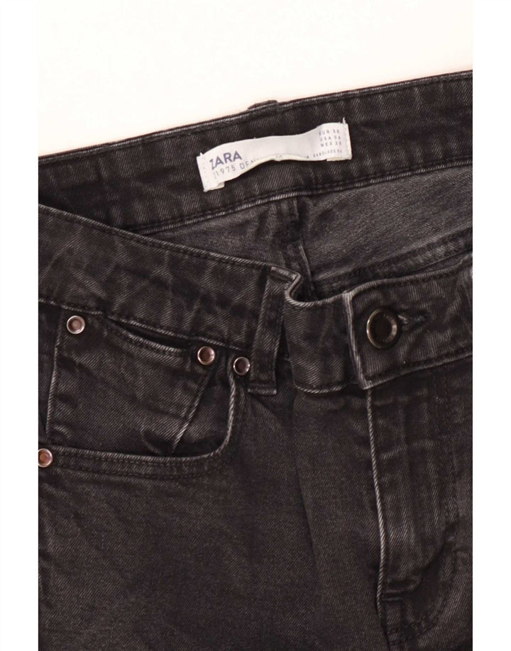 Zara Jeans feminino queimado EU 36 XS W26 L26 preto