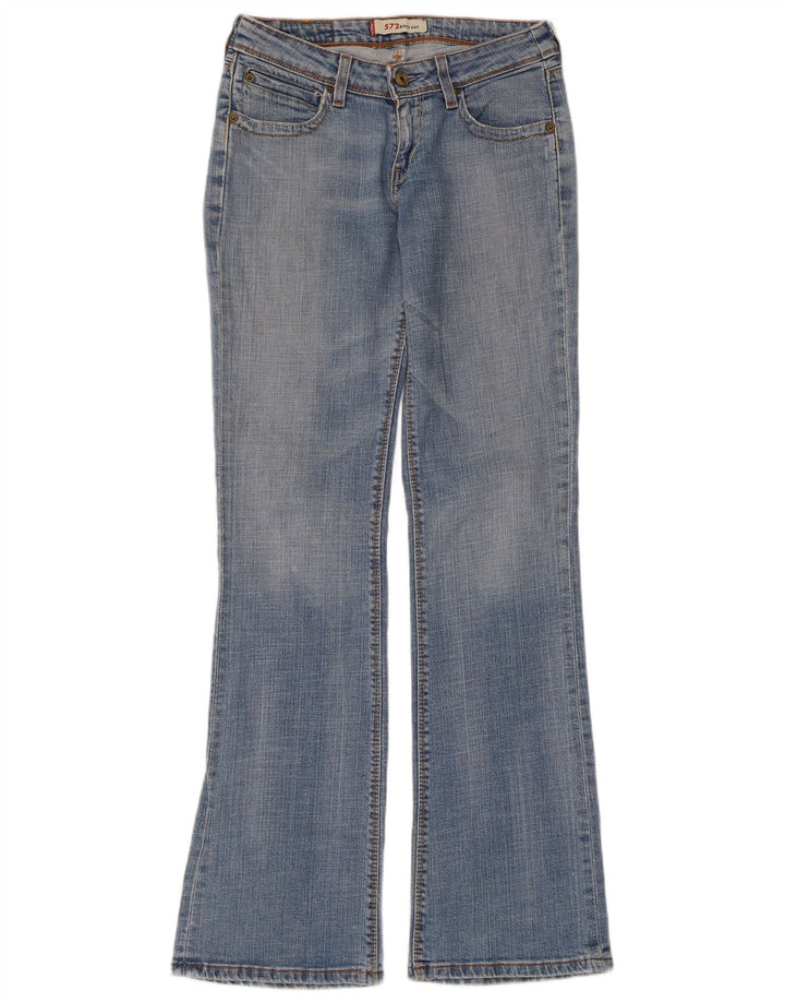 Calça jeans feminina Levi's 572 Bootcut W28 L34 azul algodão