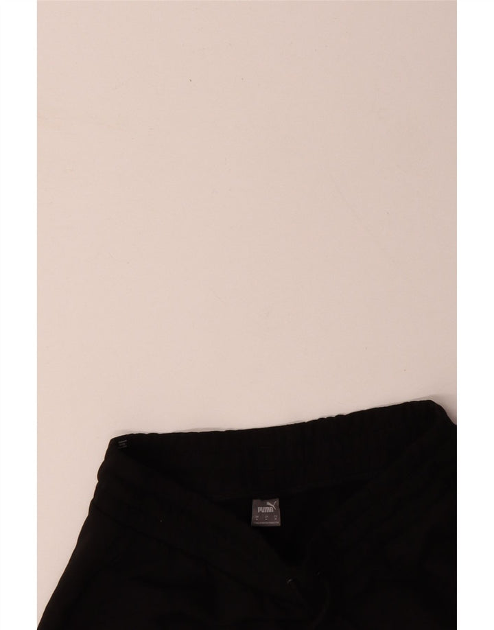 Shorts esportivos femininos PUMA médio algodão preto