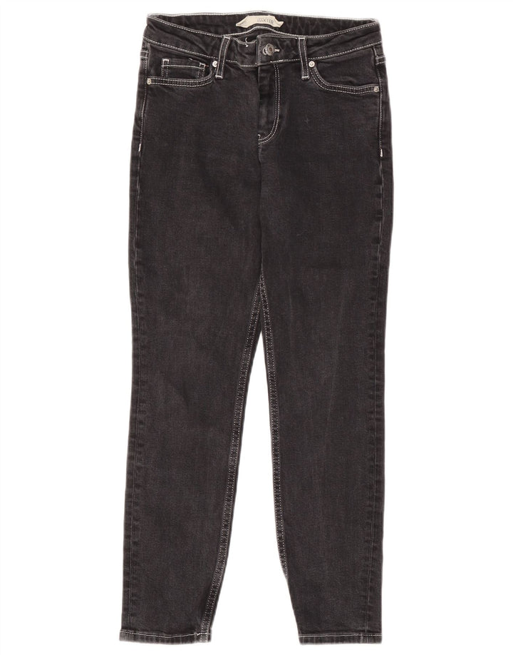 Calça jeans feminina Baxter Crop Slim TOPSHOP W26 L25 preta