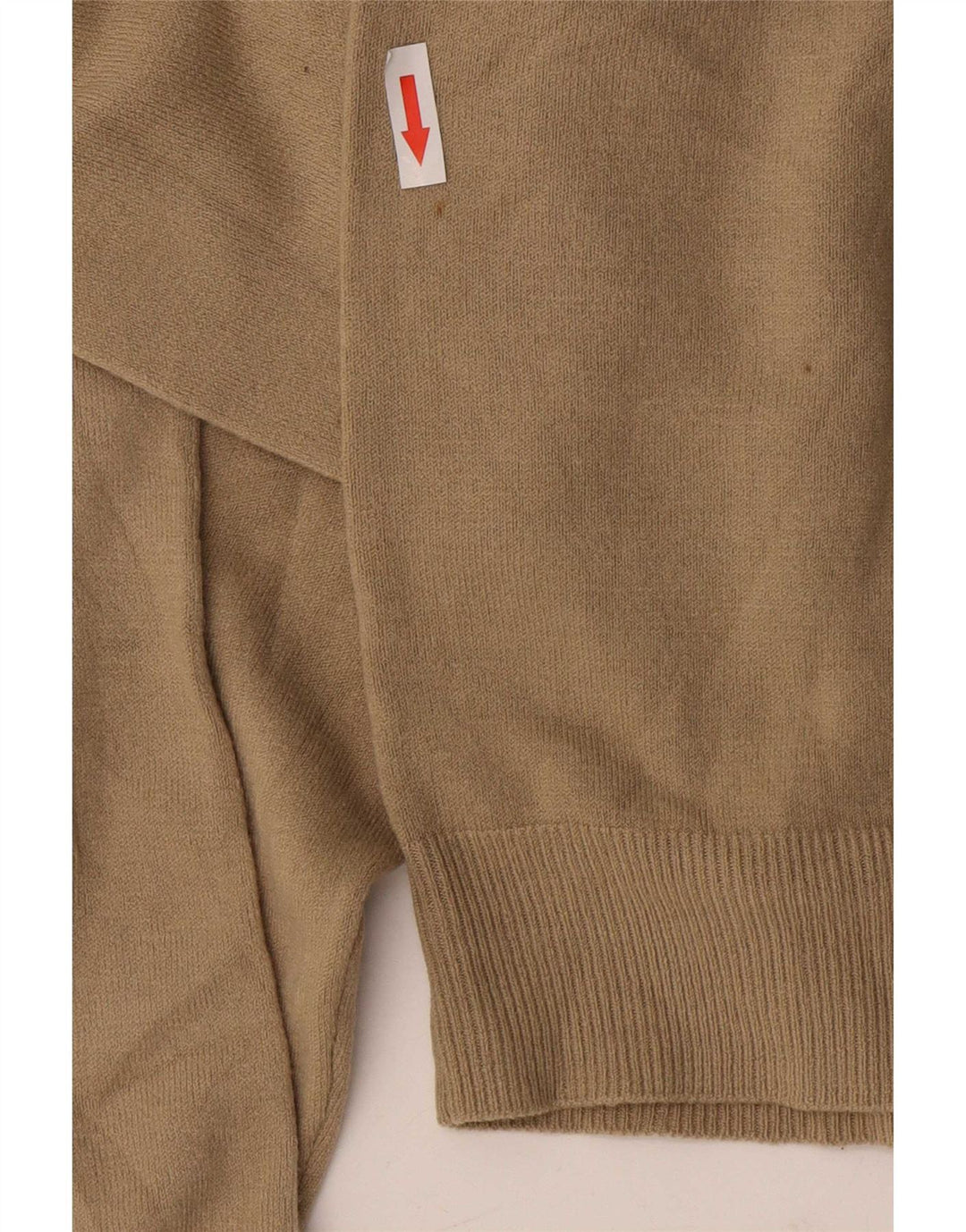Suéter masculino Marks & Spencer com decote em V grande bege
