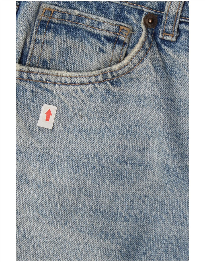 Calça Jeans Solta Feminina Zara EU 38 Pequeno W28 L29 Azul