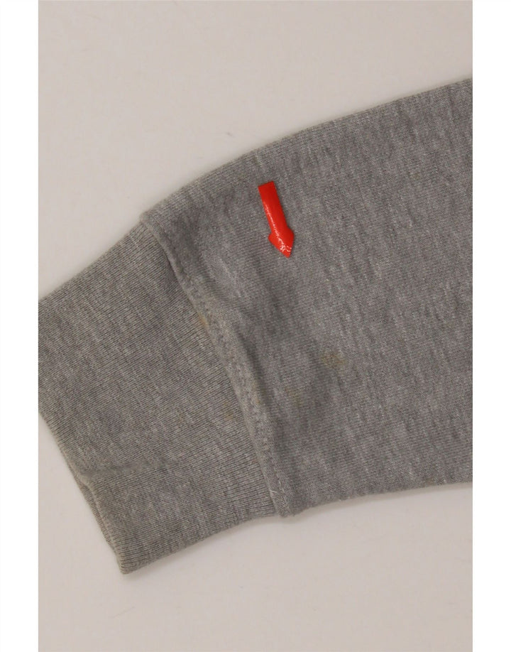 Zara moletom masculino jumper grande cinza colorblock algodão