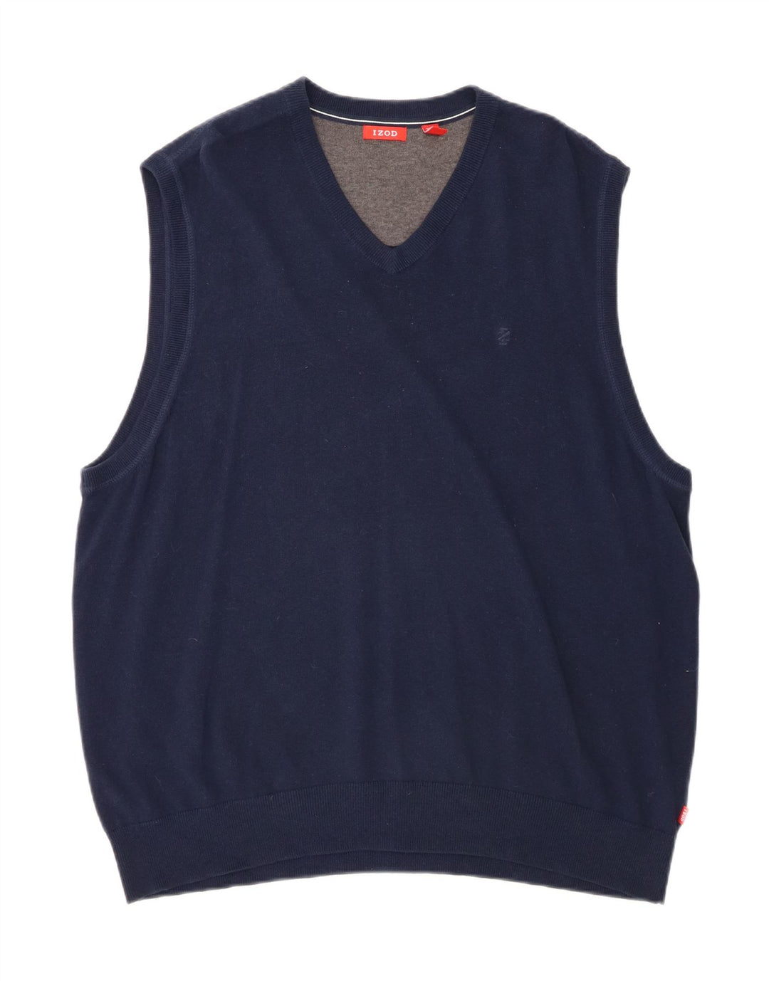 IZOD Mens Big & Tall Vest Tank Top 2XL Navy Blue Cotton Vintage Izod and Second-Hand Izod from Messina Hembry 