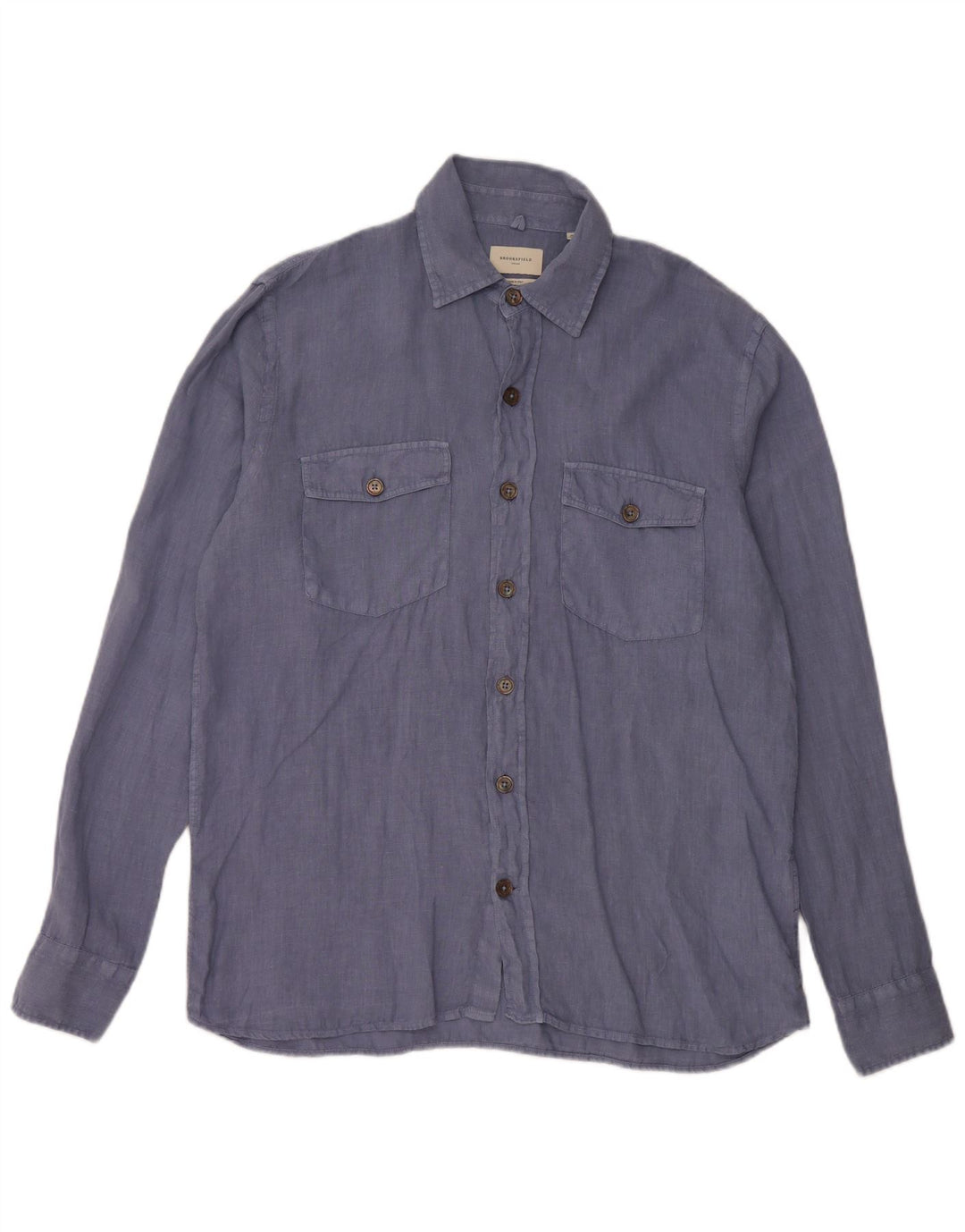 Camisa masculina BROOKSFIELD tamanho 39 azul médio