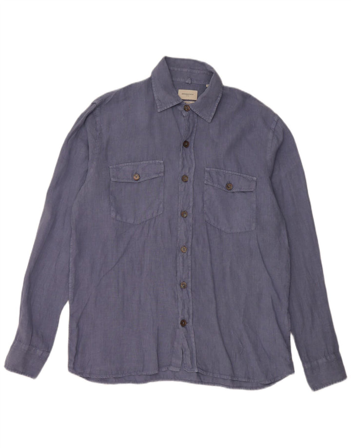 Camisa masculina BROOKSFIELD tamanho 39 azul médio