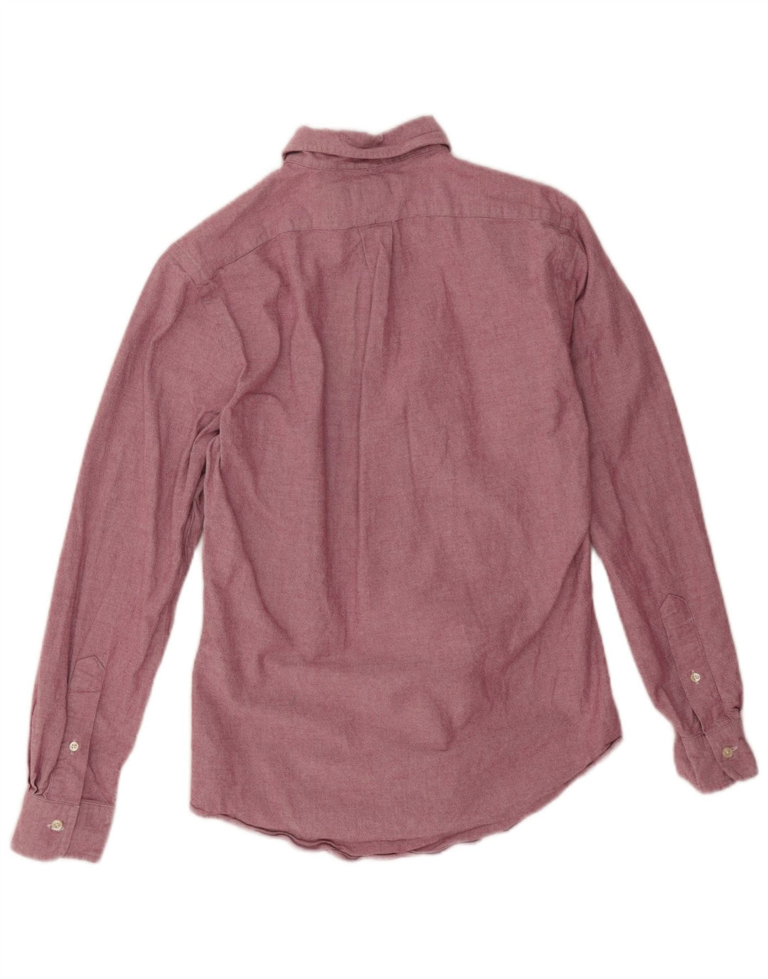 Camisa Slim Fit Masculina Ralph Lauren Médio Algodão Borgonha