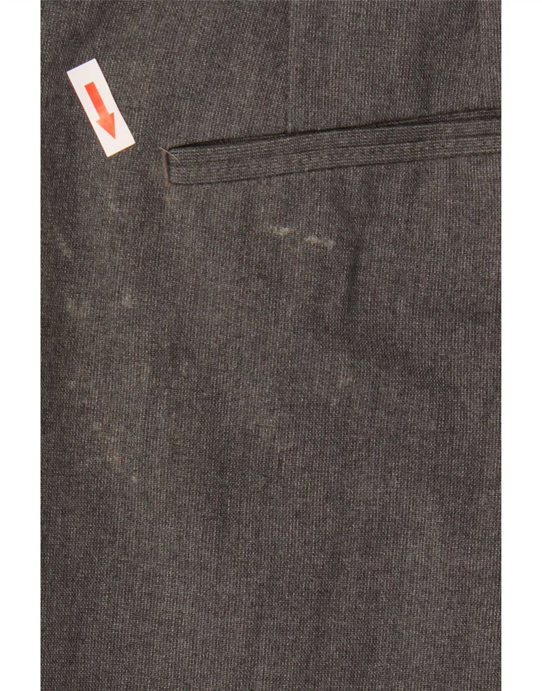 Zara Calça Chino Masculina Reta EU 44 Grande W34 L29 Poliéster Cinza