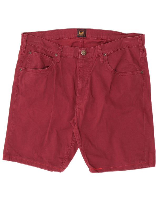 Lee Mens Casual Shorts W38 XL Marrom Algodão