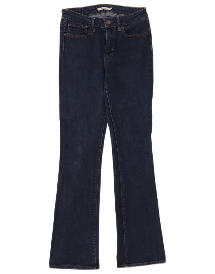 Calça jeans feminina Levi's 715 Bootcut W30 L32 azul marinho algodão