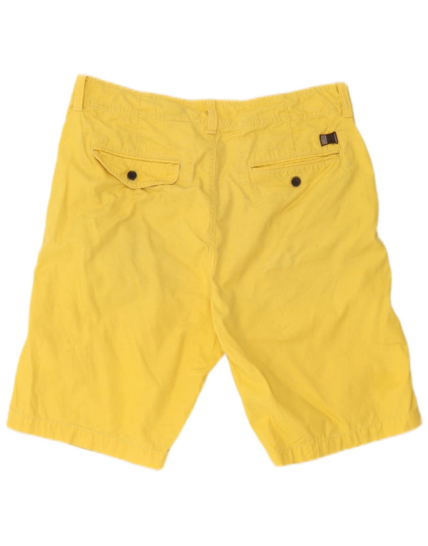 Timberland Mens Earthkeepers Chino Shorts W34 Grande Algodão Amarelo