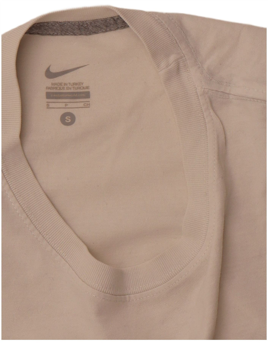 Camiseta gráfica masculina NIKE Top pequeno branco
