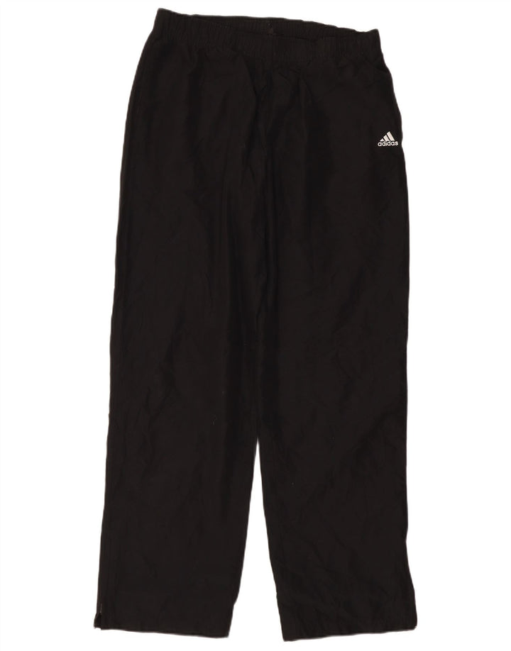 Calças de treino masculinas ADIDAS poliéster preto médio