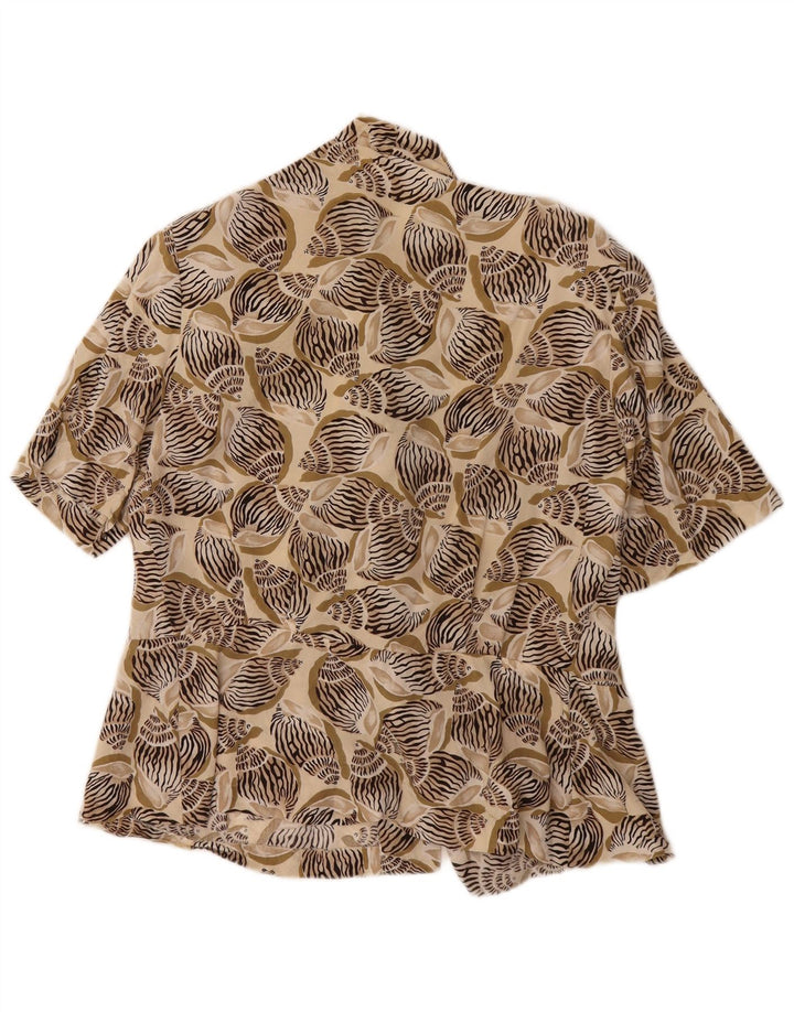 Cardigan feminino EVAN PICONE com estampa animal verde médio US 8