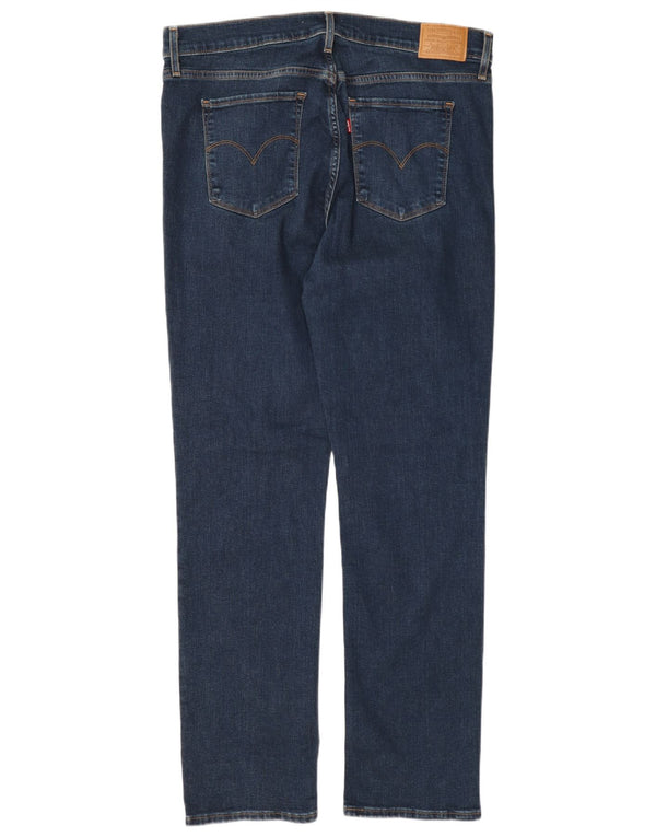 Calça jeans feminina Levi's 314 Shaping Straight W32 L32 azul marinho algodão