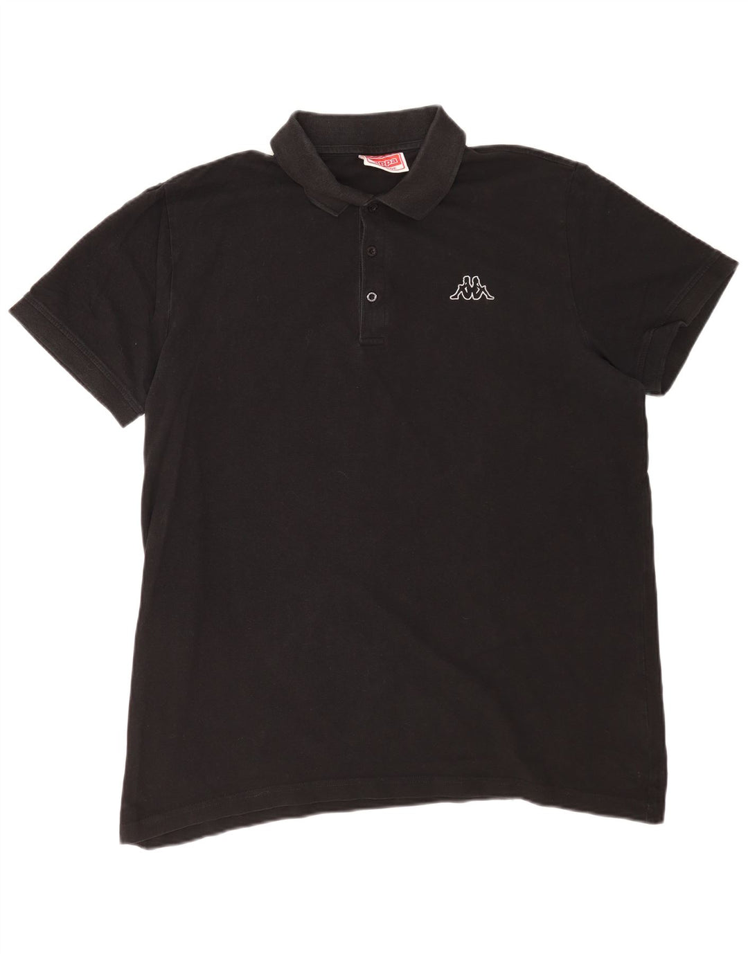 Camisa polo masculina Kappa 2XL algodão preto
