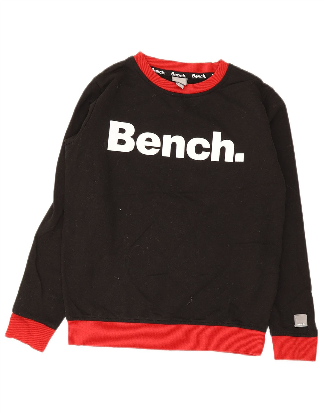 Suéter gráfico Bench Boys 11-12 anos algodão preto