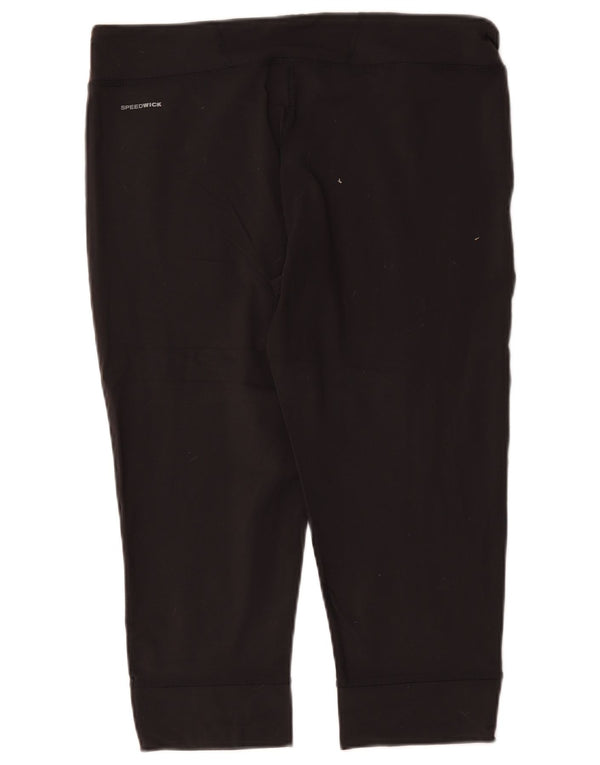 Leggings Reebok Capri Mulher UK 18 XL Preto Nylon