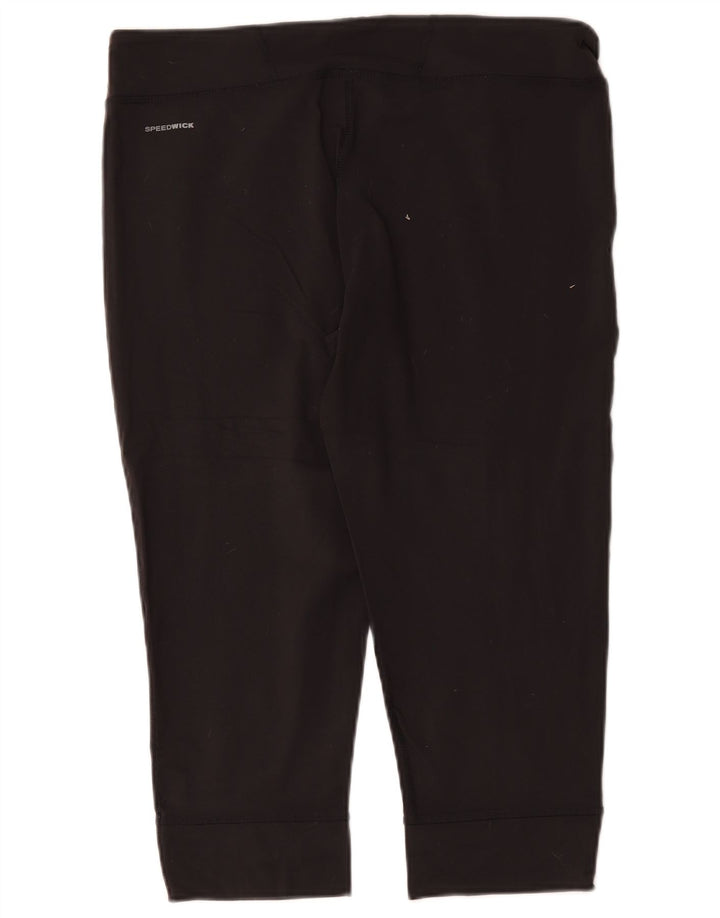 Leggings Reebok Capri Mulher UK 18 XL Preto Nylon