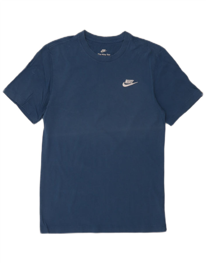 Camiseta masculina Nike Top XS azul algodão