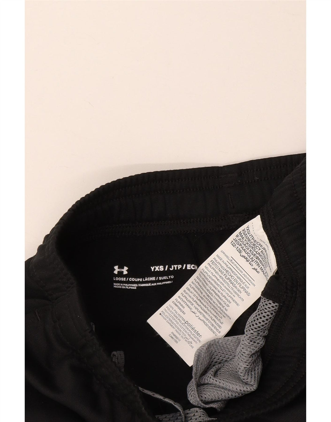 Calças de treino UNDER ARMOUR Meninos 6-7 Anos XS W22 L22 Preto