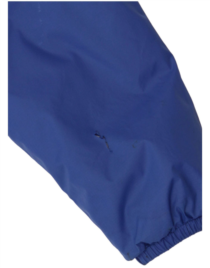 Jaqueta corta-vento com capuz K-Way Boys 11-12 anos azul poliamida