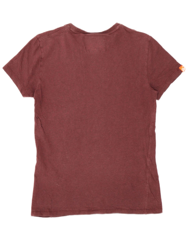 Camiseta masculina Superdry Top XS Algodão Borgonha