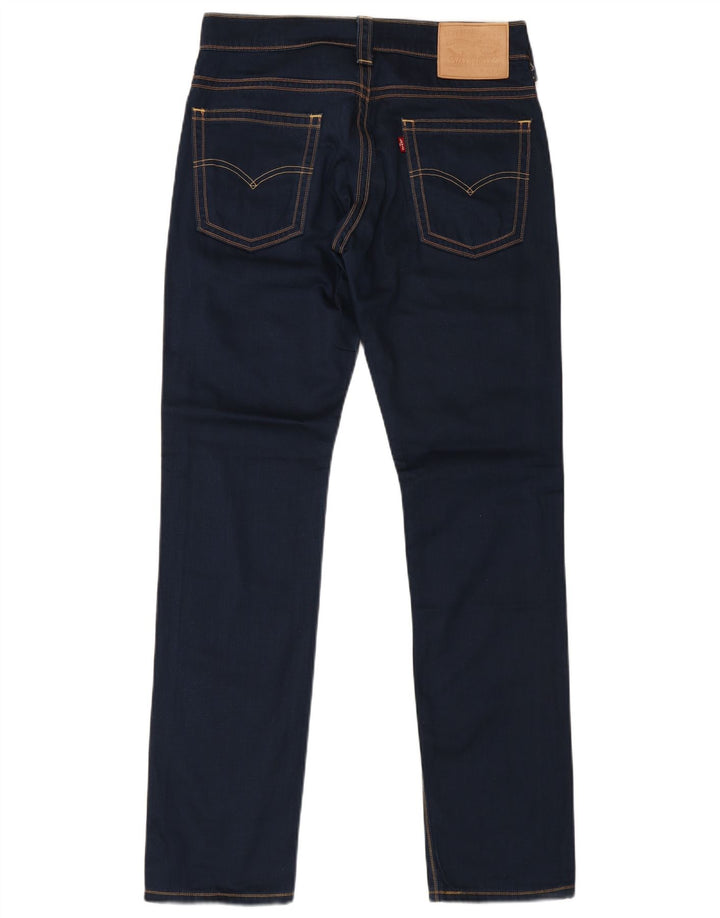 Levi's Masculino 511 Slim Jeans W32 L34 Azul Marinho Algodão