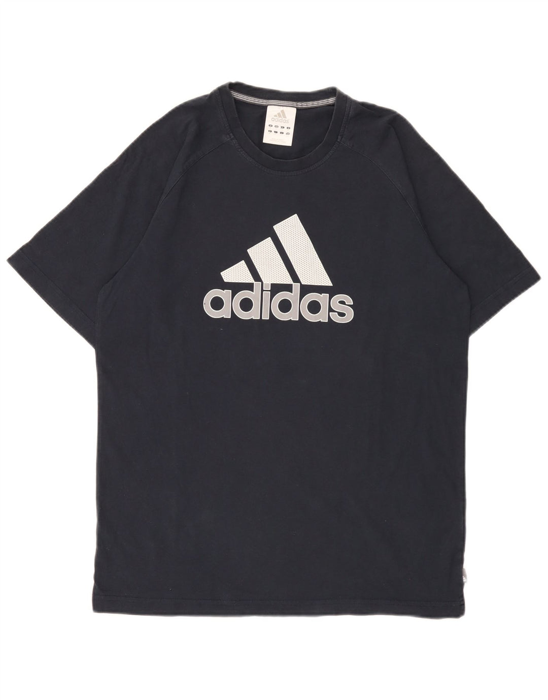 Adidas Camiseta Masculina Graphic Top Médio Algodão Azul Marinho