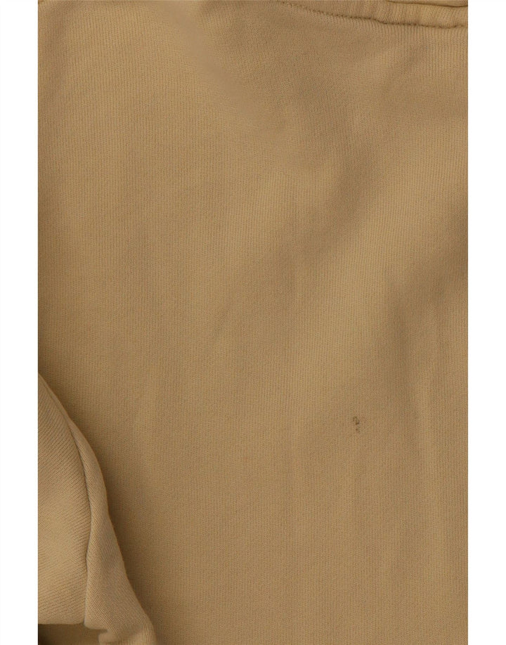 ADIDAS Mens Graphic Hoodie Jumper Médio Algodão Amarelo