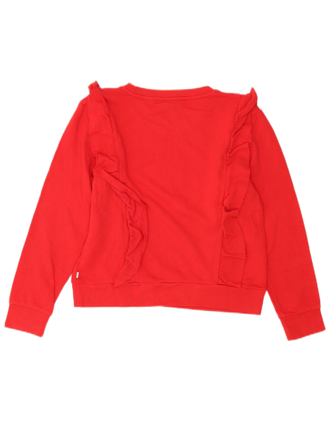 Moletom feminino Levi's Jumper UK 14 médio algodão vermelho