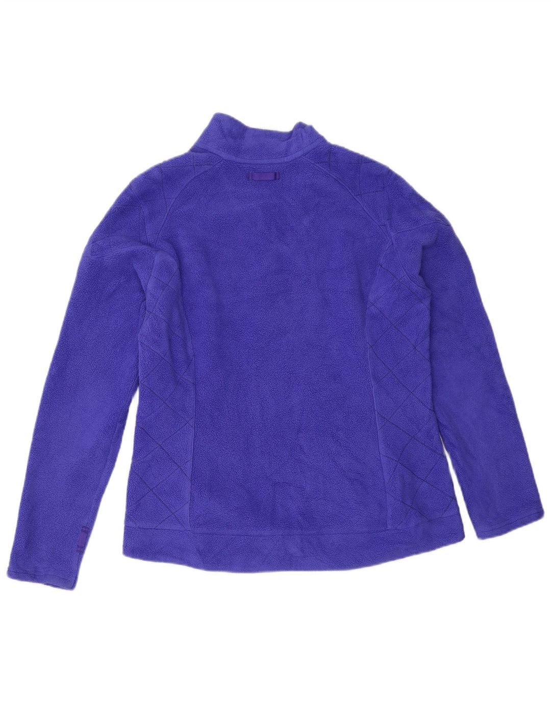 Jaqueta de lã feminina EDDIE BAUER UK 14 poliéster roxo médio