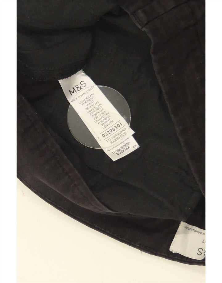 Calça Chino Masculina Slim Marks & Spencer W36 L29 Algodão Preto