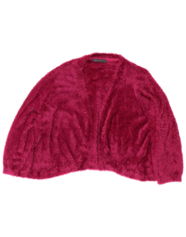 MARKS & SPENCER Womens 3/4 Sleeve Bolero Jumper UK 22 3XL Maroon