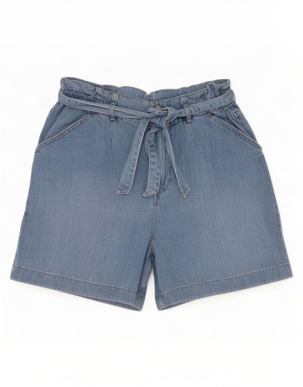 Shorts jeans feminino de cintura alta Tommy Hilfiger XL W36 azul Lyocell