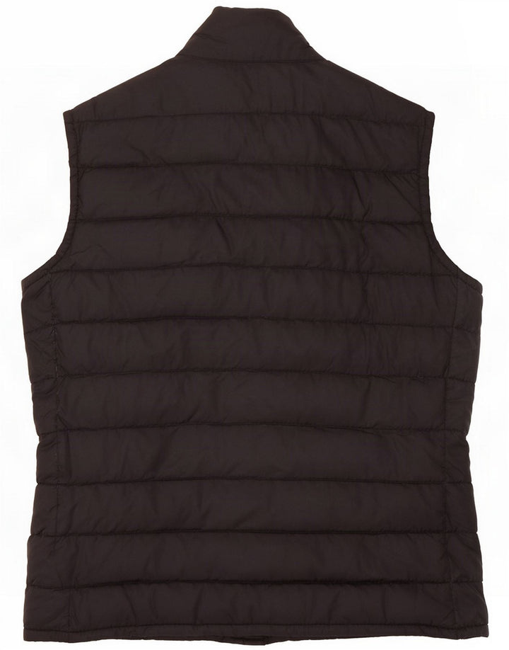 Moncler Colete acolchoado feminino tamanho 2 preto médio