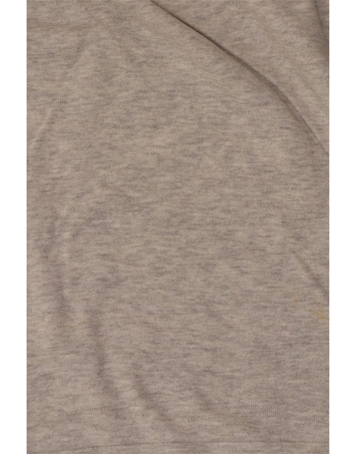 Camisa polo masculina Massimo Dutti cinza médio manchado