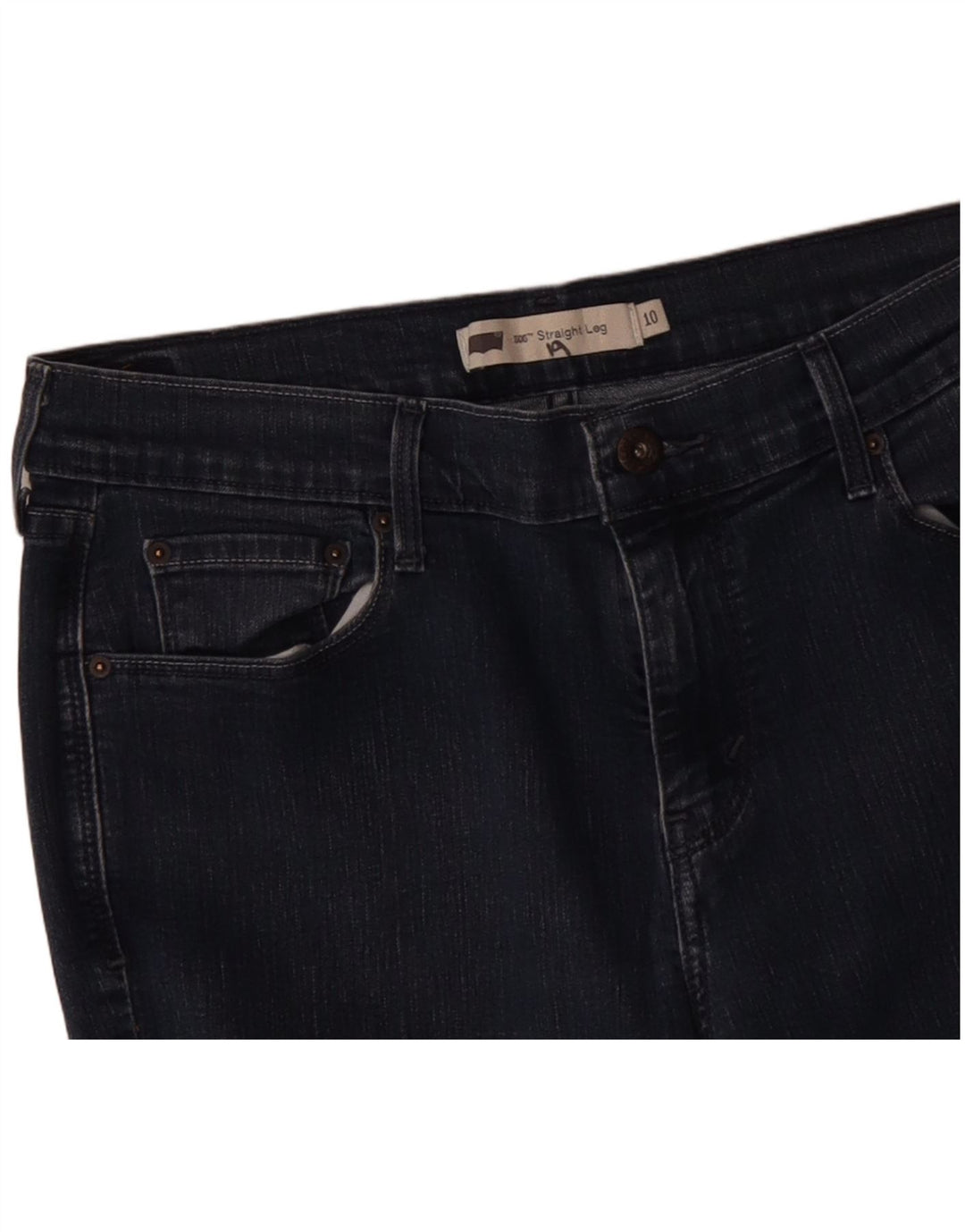 Calça jeans feminina LEVI'S 506 reta US 10 grande W32 L32 azul