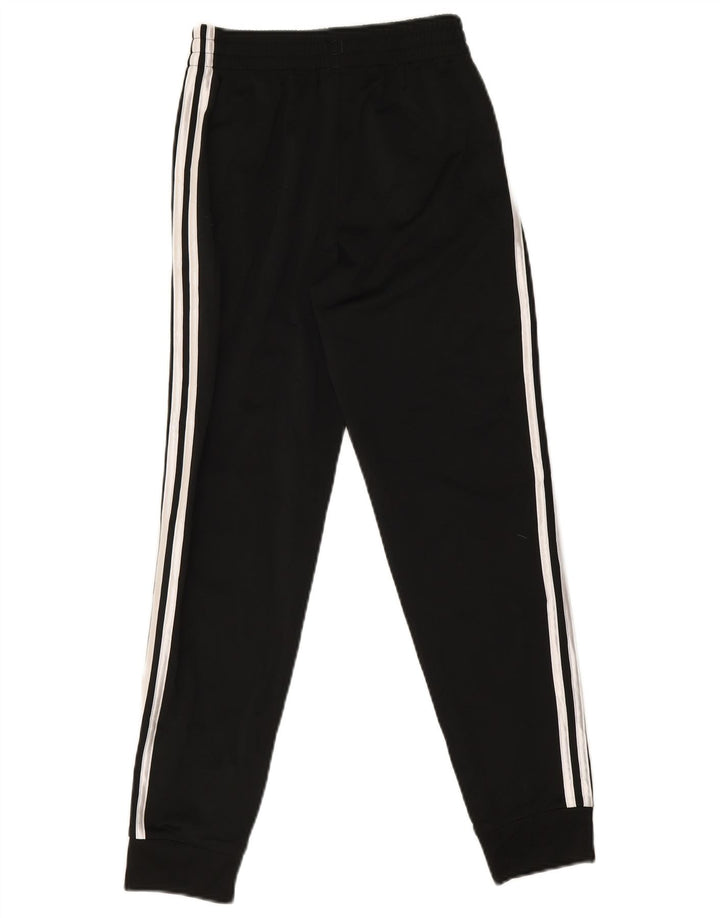 Adidas meninos calças de treino joggers 10-11 anos médio preto poliéster