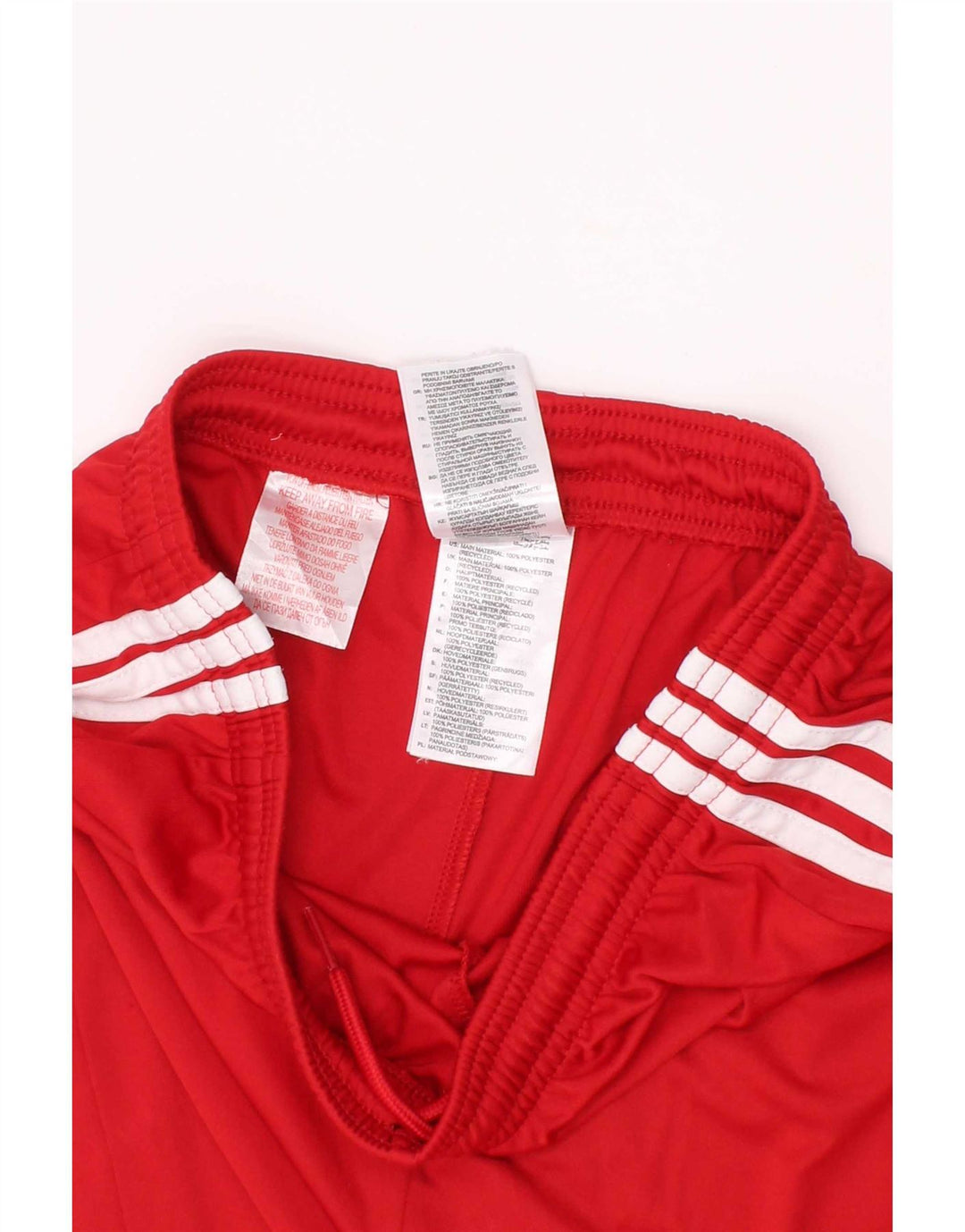 Calções desportivos Adidas Boys Aeroready 13-14 anos poliéster vermelho
