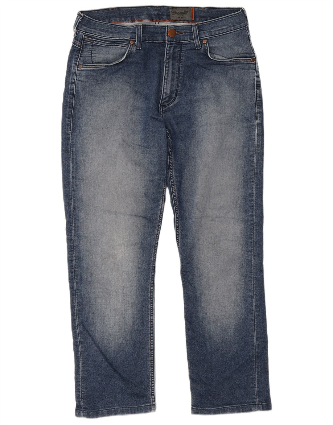 Wrangler Mens Greensboro Straight Jeans W30 L30 Azul