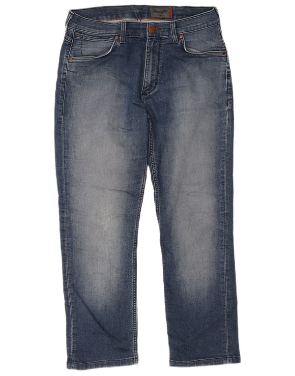 Wrangler Mens Greensboro Straight Jeans W30 L30 Azul