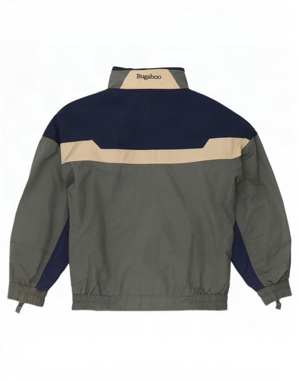Columbia Mens Bugaboo Loose Fit Rain Jacket UK 38 Medium Grey Colourblock