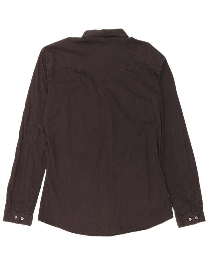Camisa Levi's Masculina Slim Fit XL Algodão Preto
