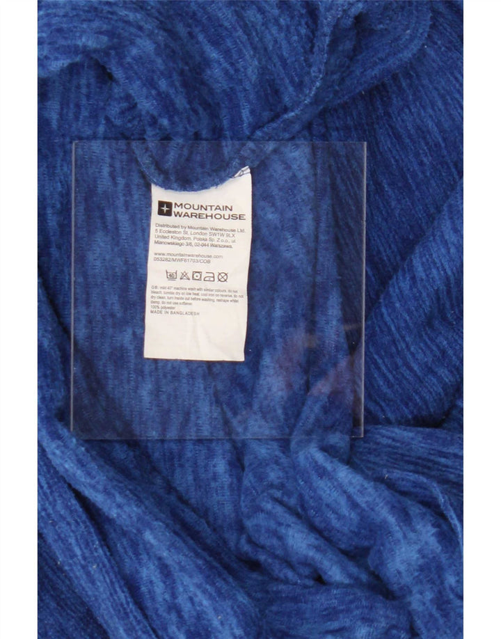 Suéter de lã masculino Mountain Warehouse com zíper e gola média azul salpicado