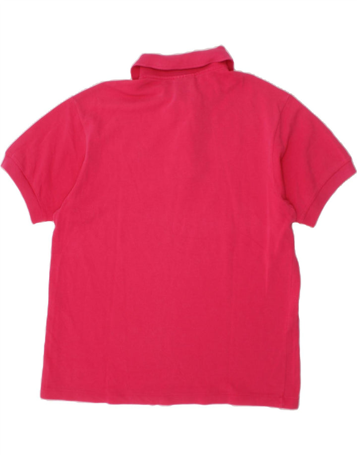 LACOSTE Girls Polo Shirt 13-14 Years Pink Cotton Vintage Lacoste and Second-Hand Lacoste from Messina Hembry 