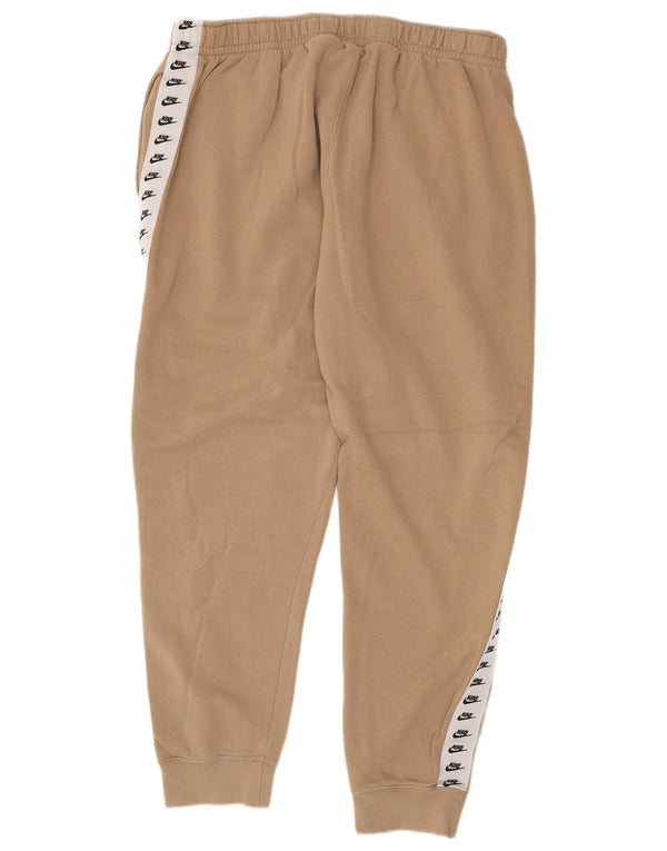 Nike Mens Graphic Calças de treino Joggers XL Bege Colourblock Algodão