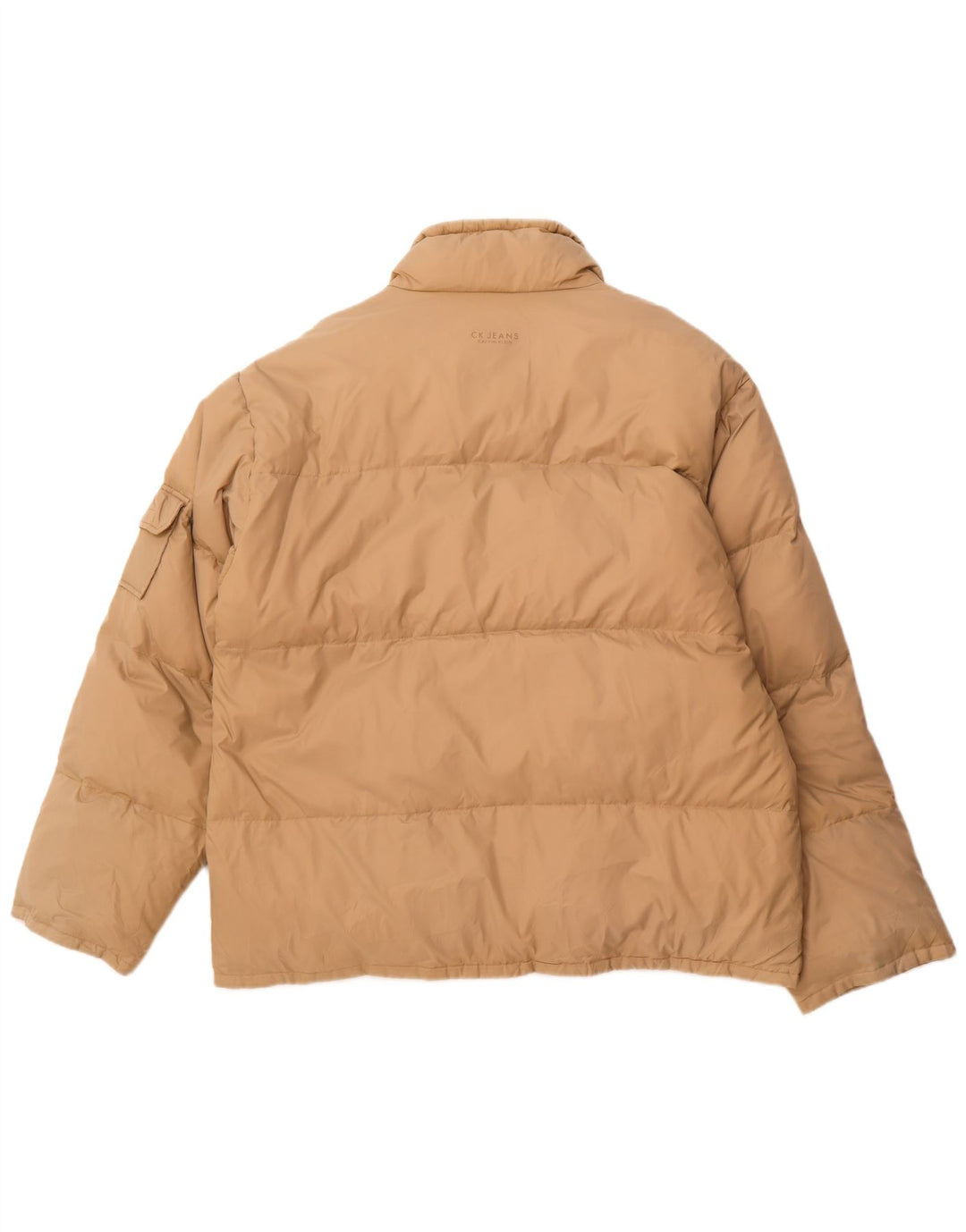 Jaqueta acolchoada masculina CALVIN KLEIN JEANS Reino Unido 42 XL Bege