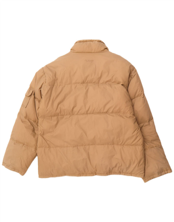 Jaqueta acolchoada masculina CALVIN KLEIN JEANS Reino Unido 42 XL Bege