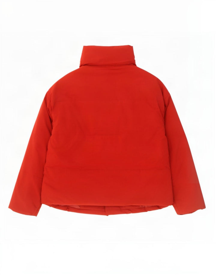 Jaqueta acolchoada superdimensionada feminina John Lewis Reino Unido 16 grande poliéster vermelho